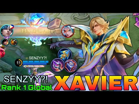 Legendary Xavier Perfect Gameplay - Top 1 Global Xavier by SENZYY?! - Mobile Legends