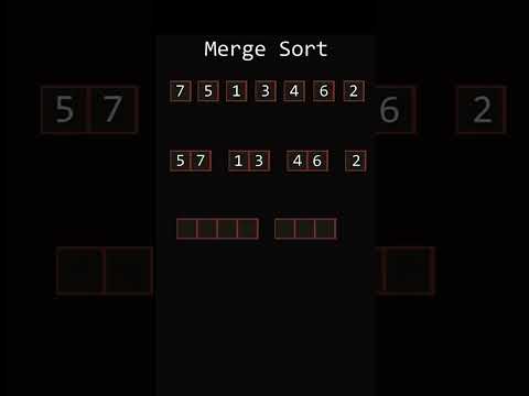Merge Sort #coding #programminglanguage