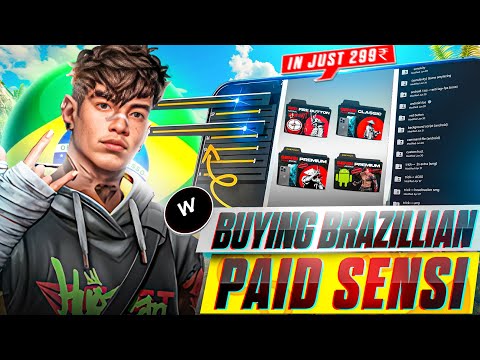 Brazilian 🇧🇷 White ff Paid Sensi | worth it or not ? - Garena free fire
