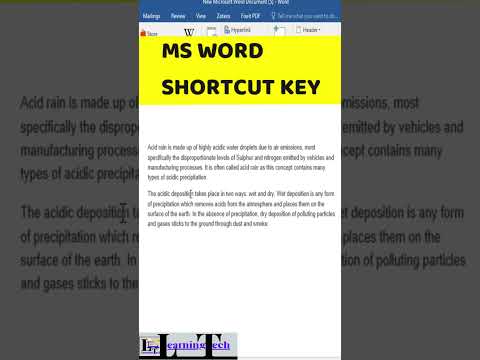 TRICK IN MS WORD #uppercaseletter #lowercaseletters  #msword #msofficeword @learningtech1