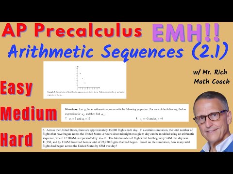 Arithmetic Sequences - Easy/Medium Hard