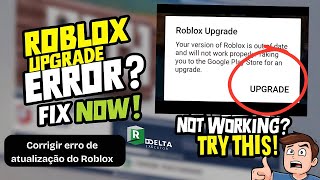 Como resolver o problema de atualização do Roblox no Delta Executor | Fix Roblox Update Error