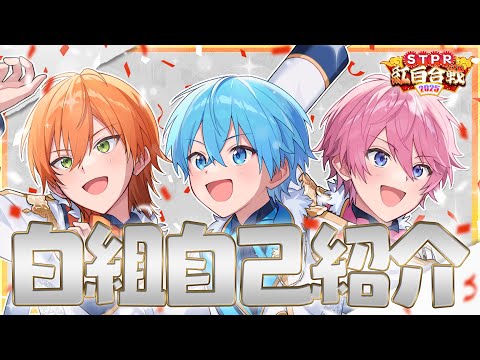 【STPR紅白合戦】歌い手グループ混合対決！自己紹介動画【すとぷり白組】【すとぷり/騎士A/AMPTAK/めておら】