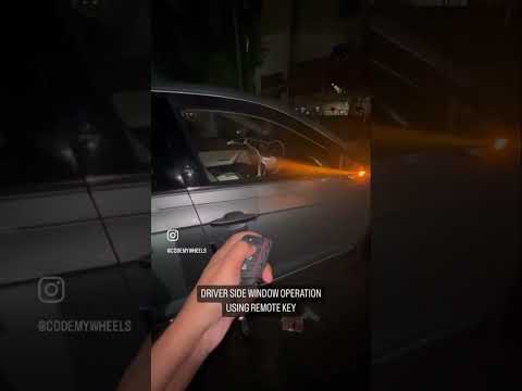 Coded Driver Side Window Operation Using Remote Key For Virtus Slavia Taigun Kushaq