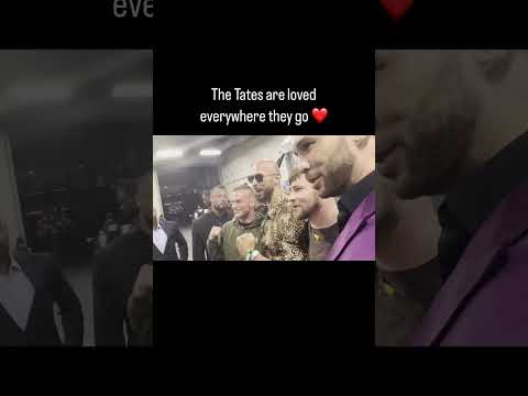 🔥 The Tates Are Loved Everywhere They Go! | Andrew & Tristan Tate’s Impact #shorts #viralvideo