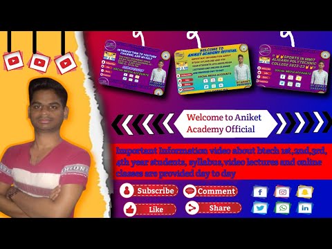 !!🤘Information About B.tech all year students,syllabus and video lectures 🤘!!@ErAniketVarshney12848