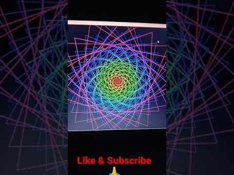 New Beautiful Design Using Python Turtle Graphics 🐢🌈💞|| Cool Design 💖