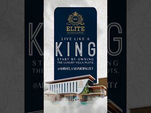 "Live Like Royalty – Own a Luxury Villa Plot in Adibatla Today!" #sgddevelopers @sgddevelopers