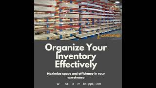 Maximize Warehouse Efficiency with Cantilever Racks! 🏗️📦 #WarehouseStorage #CantileverRacks