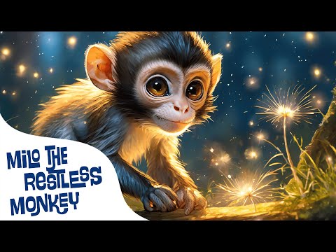 Sleep Stories - Milo the Restless Monkey - 5 Minute Mediation for Kids