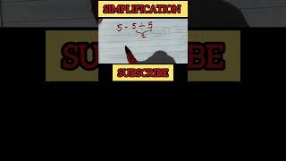 Simplification #short #shortsfeed #shorts #viral #trending #maths #simplification #trick #bodmas