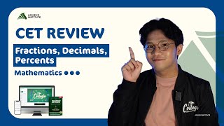 Fractions, Decimals, Percents|Math Lesson for College Entrance Exams(UPCAT, ACET, DCAT, USTET, etc.)