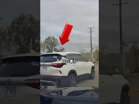 後方追突車の驚くべき行動