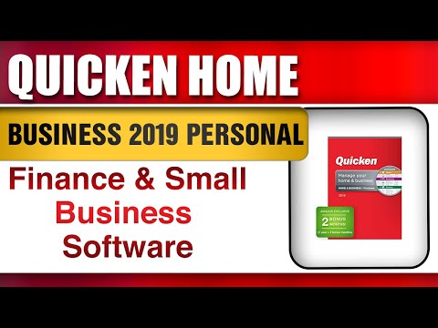 Quicken Home & Business 2019 Personal Finance & Small Business Software [PC Disc] 1-Year S