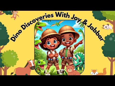 Dino Discoveries With Joy & Jabbar! #Dino #dinosaurs #zoo #discover #adventure #kids #kidslearning