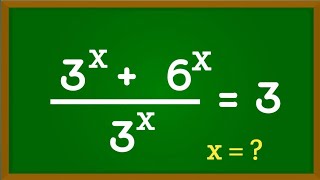 ll A NICE EXPONENTIAL EQUATION ll solve for x ll #maths #exponentialproblem 