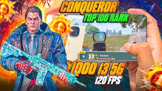IQOO 13 5G BGMI 120 FPS AFTER 6 MONTHS FPS TEST IN CONQUEROR LOBBY | IQOO 13 5G 120FPS AFTER 6 MONTH