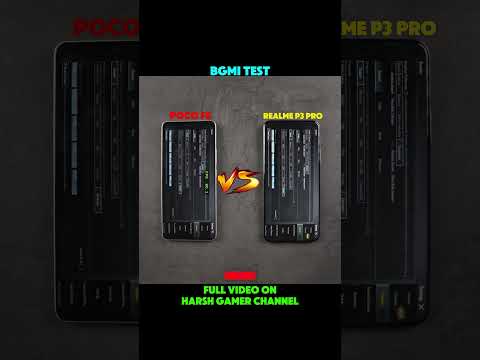 Poco F6 Vs Realme P3 Pro Bgmi Test Speed Test Graphics Test #pocof6 #realmep3pro