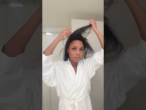 Watch me install these amazon clip ins. #makeup #naturalhair #silkpress #clipins #diyhairstyles