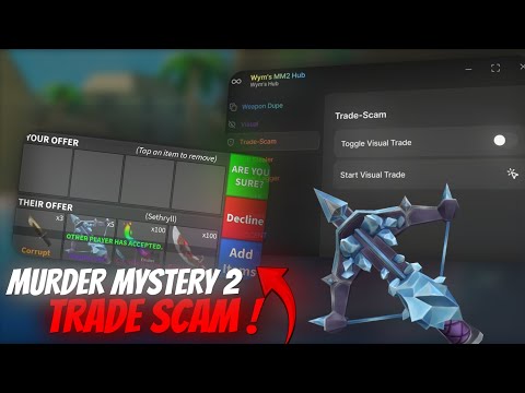 *NEW* TRADE SCAM SCRIPT ! - MM2 SCRIPT [TRADE STEALER 💸- DUPE🤑 - ITEMS STEALER🗡️] 