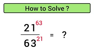 A Nice Exponential Maths Tricky Question | Maths Olympiad Question 