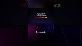 The worlds first security centric NFT Marketplace📲