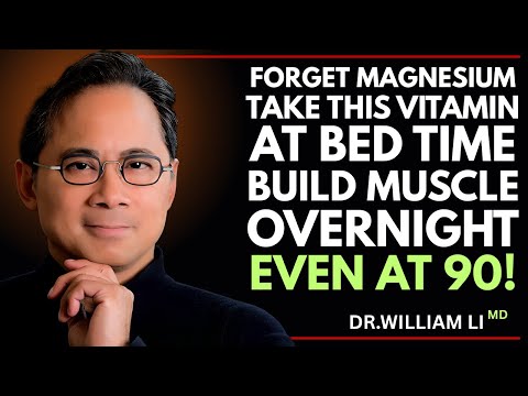 Wake Up Stronger! Take 2 Vitamins That Build Muscle While You Sleep