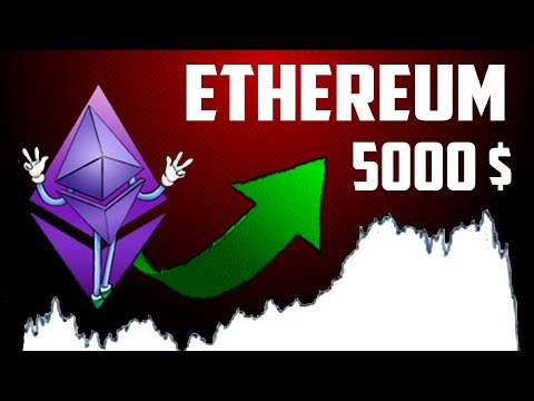 Криптовалюта ETHEREUM будет стоить  5000$, Когда покупать Эфириум