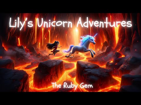 Bedtime Audio Stories | Lily's Unicorn Adventure And The Ruby Gem | Best Sleep Stories For Kids