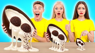 Big, Medium and Small Plate Challenge | Creative Cooking Ideas by Multi DO Challenge
