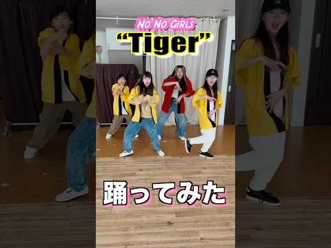 【踊ってみた】No No Girlsの「Tiger」踊ってみた#shorts#nonogirls#tiger