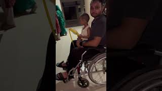 Farewell to family when going to Chennai, India in October. #wheelchairlife #cmc #india #chennai