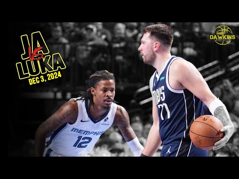 Luka Doncic vs Ja Morant Duel ⚔🔥 | Full Play | Dec 3, 2024 | FreeDawkins