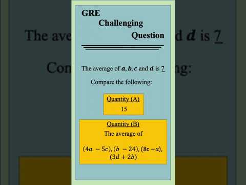 GRE Practice Question 33 #gre #math #precalculus #calculus  #python #puzzle
