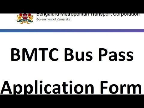How To Apply For Student BMTC Bus Pass Kannada