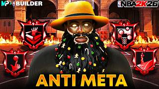 THIS "ANTI META" BUILD HAS LEGEND REBOUNDING, SHOOTING AND DEFENSE BADGES WITH 90+ SPEED!