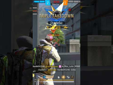 Freefire | CS-RANKED | TRIPLE TAKEDOWN | ⚔️🎉⚔️ #freefire #freefiregaming #shorts