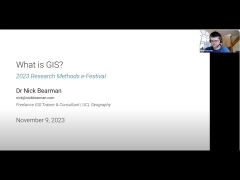 What is GIS? part of 2023 e-Research Methods Festival, NCRM