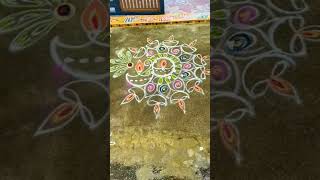 #newrangolidesigns #rangoli #indianart #trendigshorts #mugguluchukkalamuggulu