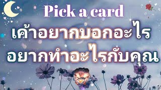 pick a card ep242💫✨🌨 เค้าอยากบอกอะไรอยากทำอะไรกับคุณ🦋🎐✨Timeless