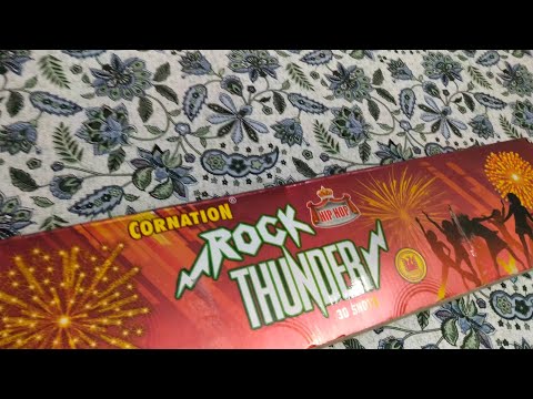 Rock thunder from cornation fireworks | 30 shots | sky shot testing #crackerguru