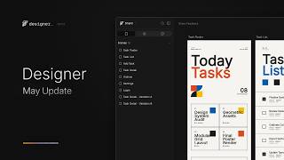 Designer May Update: 10 New Features Now Live
