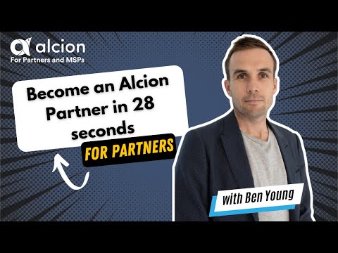Become an Alcion Partner in 28 seconds | AI-Driven Data Protection for Microsoft 365