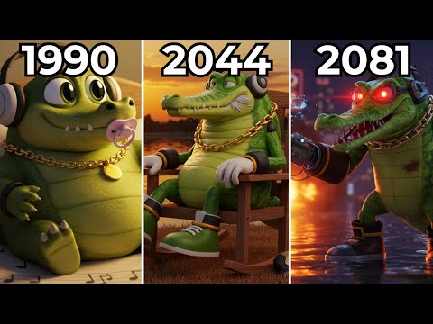 Evolution of Vector The Crocodile