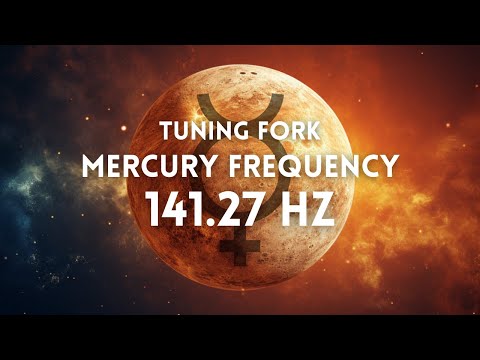 SOUND HEALING FOR SPIRITUAL AWAKENING: Tuning Fork Mercury Frequency 141.27 Hz unlock your potential