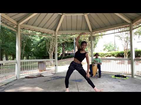 Dancing in the park with Mr. Sule ( Percussionist)