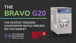 The Bravo G20. The Fastest Freezing Countertop Batch Freezer on the Market