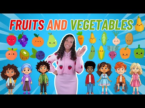 Fruits and Vegetables | Learning with Ms Houston| Kid Songs