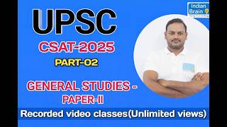 UPSC/CSAT-2025/PART-02/GATE/APTITUDE/REASONING/MATHS/Narsing sir/Indian Brain/ssc/cgl/bank/POLICE