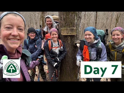 AT Thru Hike Day 7 - Bye to Georgia, hello CRAZY weather!